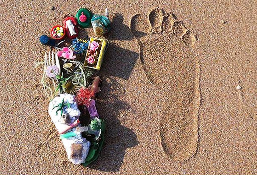 plastic footprint