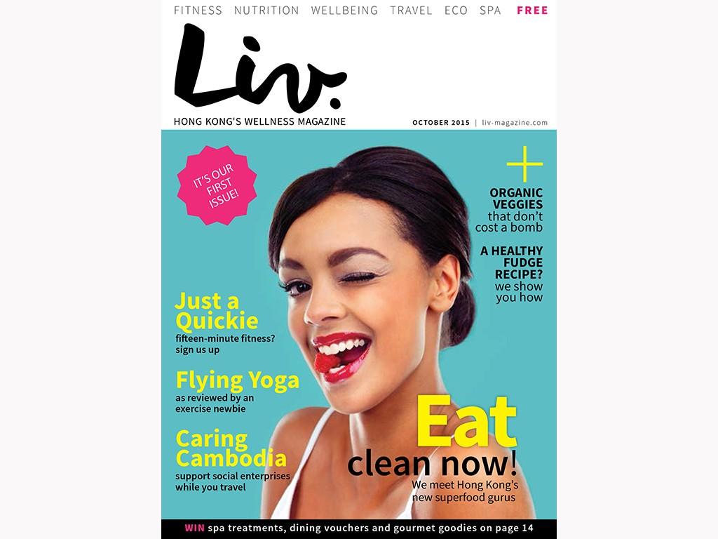 LIV Magazine October Cover Page