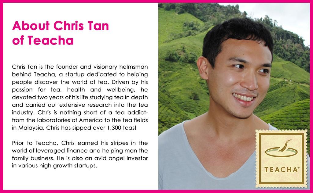 Chris Teacha Author Block