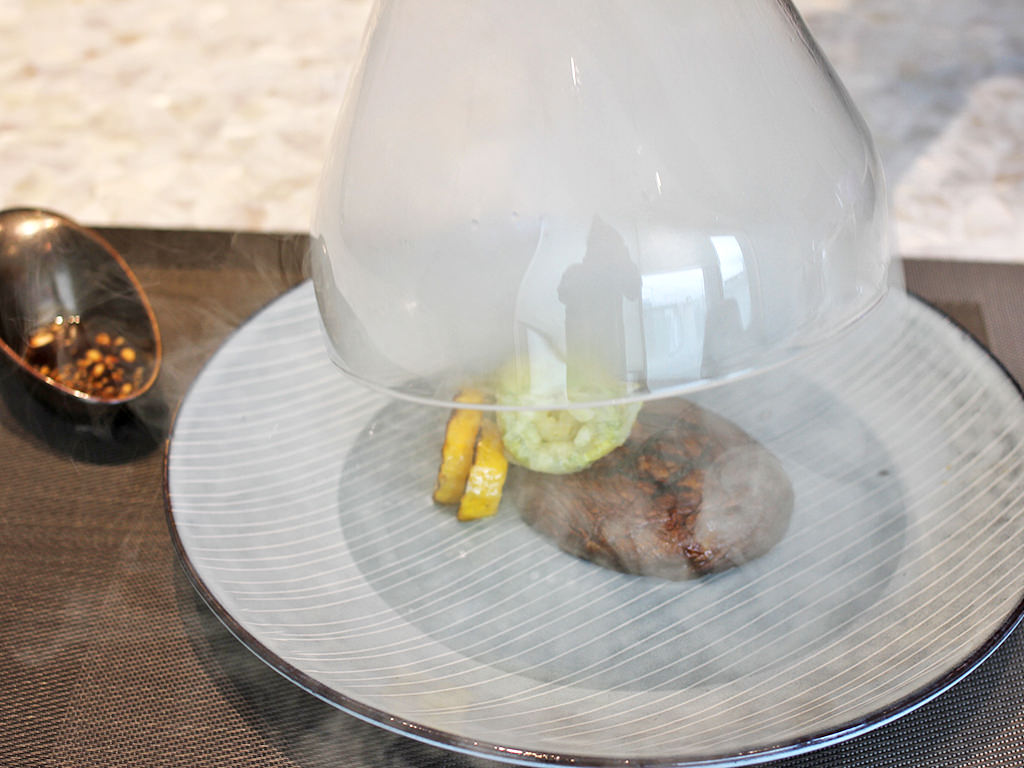 Dining at MURASAKI | Smoked Grilled Portobello Mushroom