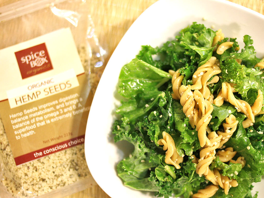 SpiceBox Organics | Kale and Pasta Salad