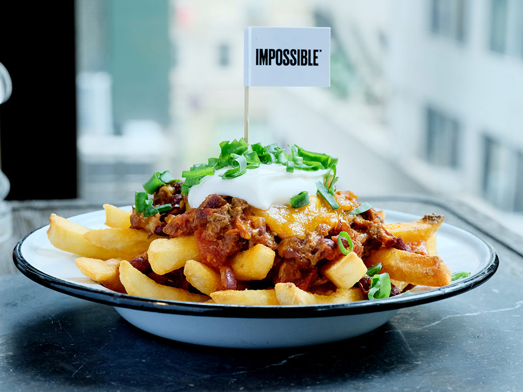 Impossible Chili Cheese Fries Beef & Liberty
