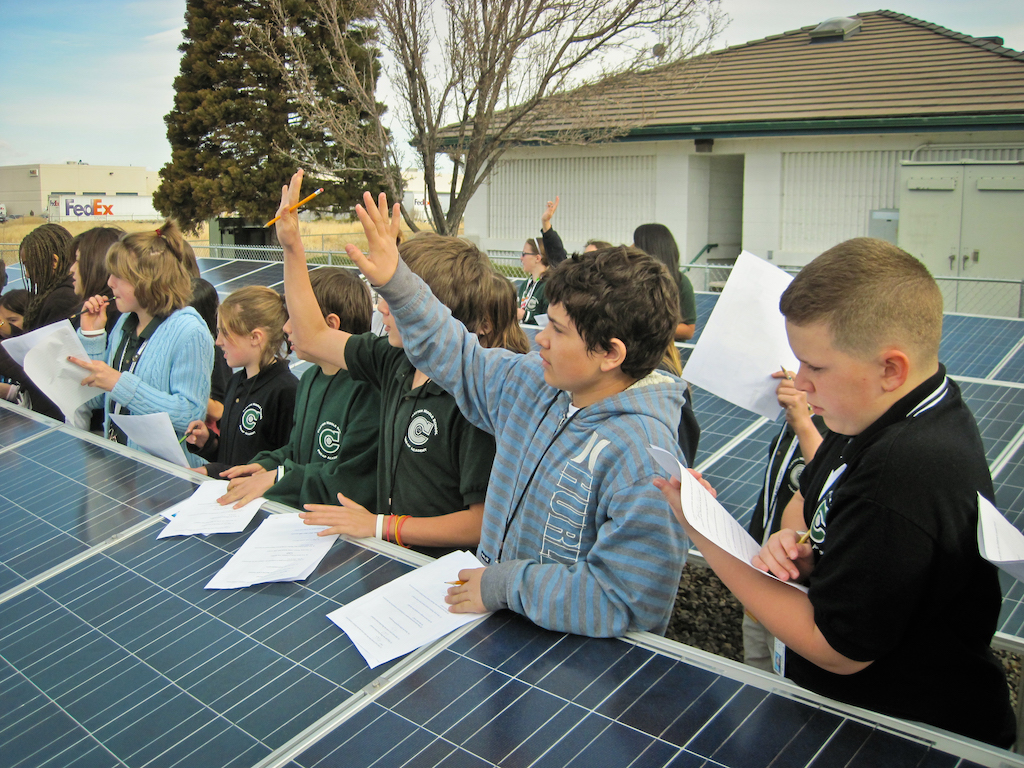 Black Rock Solar Field Trip to The Children's Cabinet with Clayton Middle School - Green Queen Media