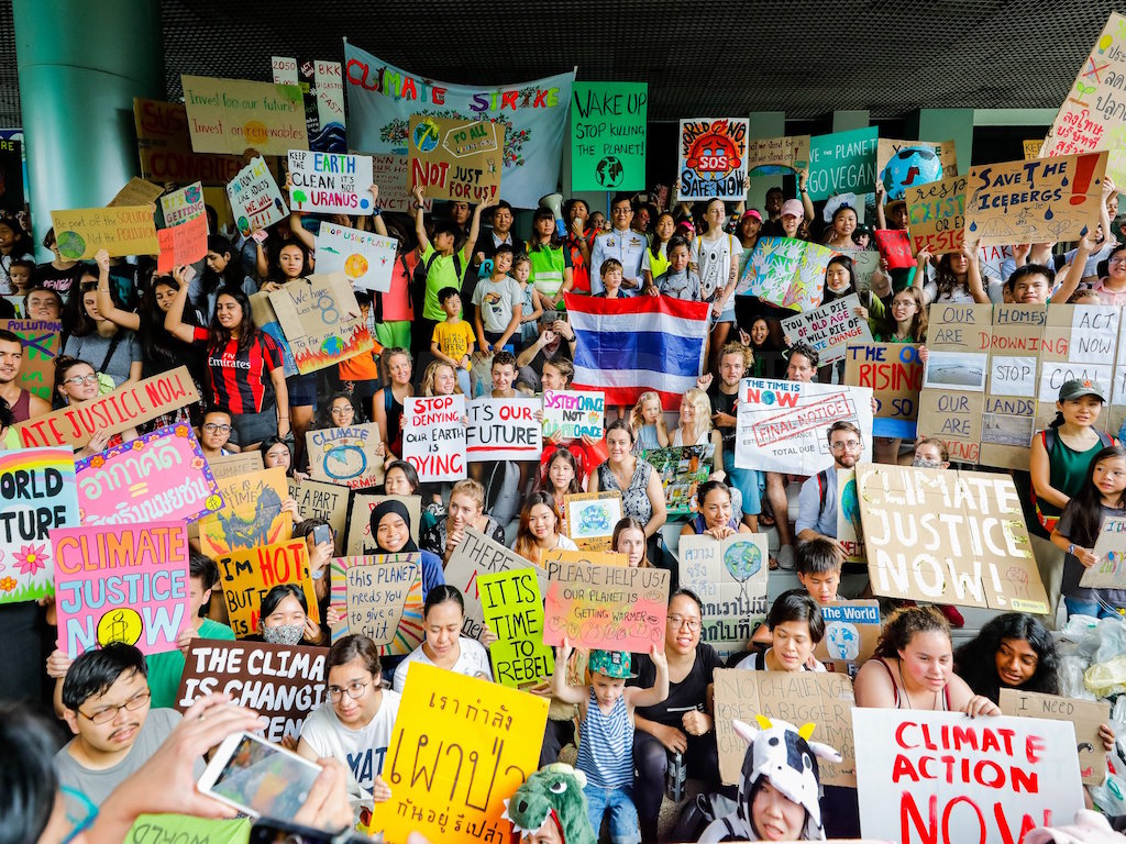 Thailand Bangkok Climate Strike - Climate Strike Thailand : Thai News Pix - Covering Climate Now