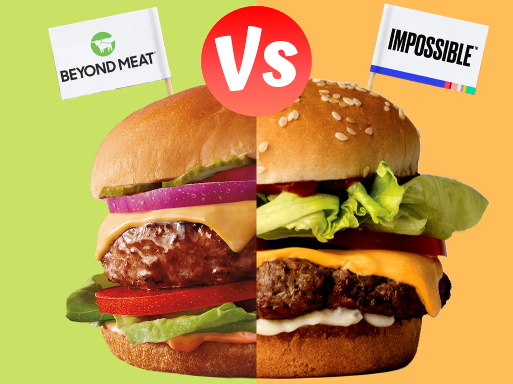 Got Beef: Beyond Meat Impossible Foods Burger Showdown: What's The Difference?