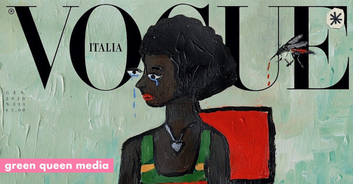 Vogue Italia Ditches Photoshoots For Jan Issue In Sustainability
