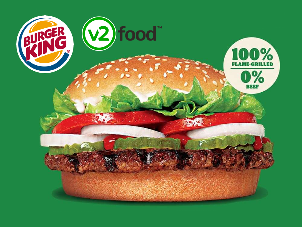 Burger King Launches V2food S Plant Based Whopper In Philippines