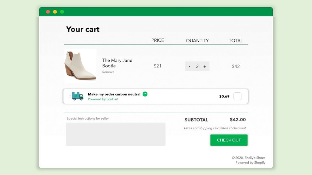 How Sustainable Is Your  Shopping Cart? This Browser Extension Tells  You.
