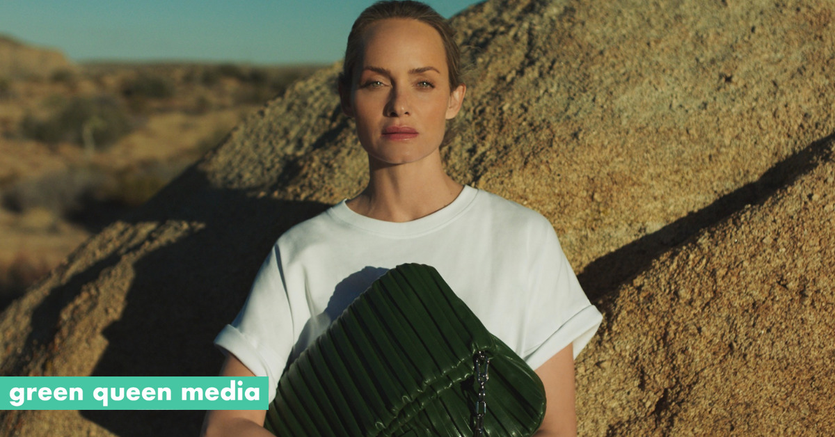 After Ditching Animal Skins & Fur, Fashion House Karl Lagerfeld Unveils Cactus Leather Bag With Model Amber Valletta