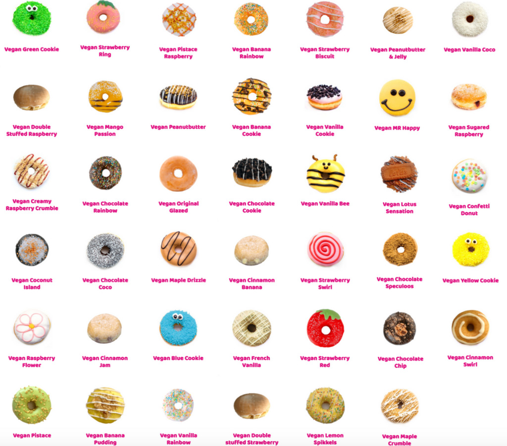 Dunkin donuts menu