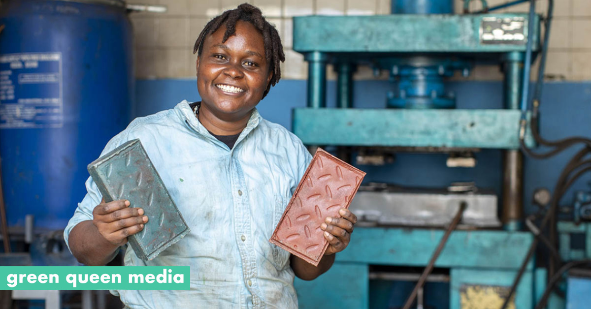 Nzambi Matee Transforms Kenya's Plastic Waste Into Building Bricks