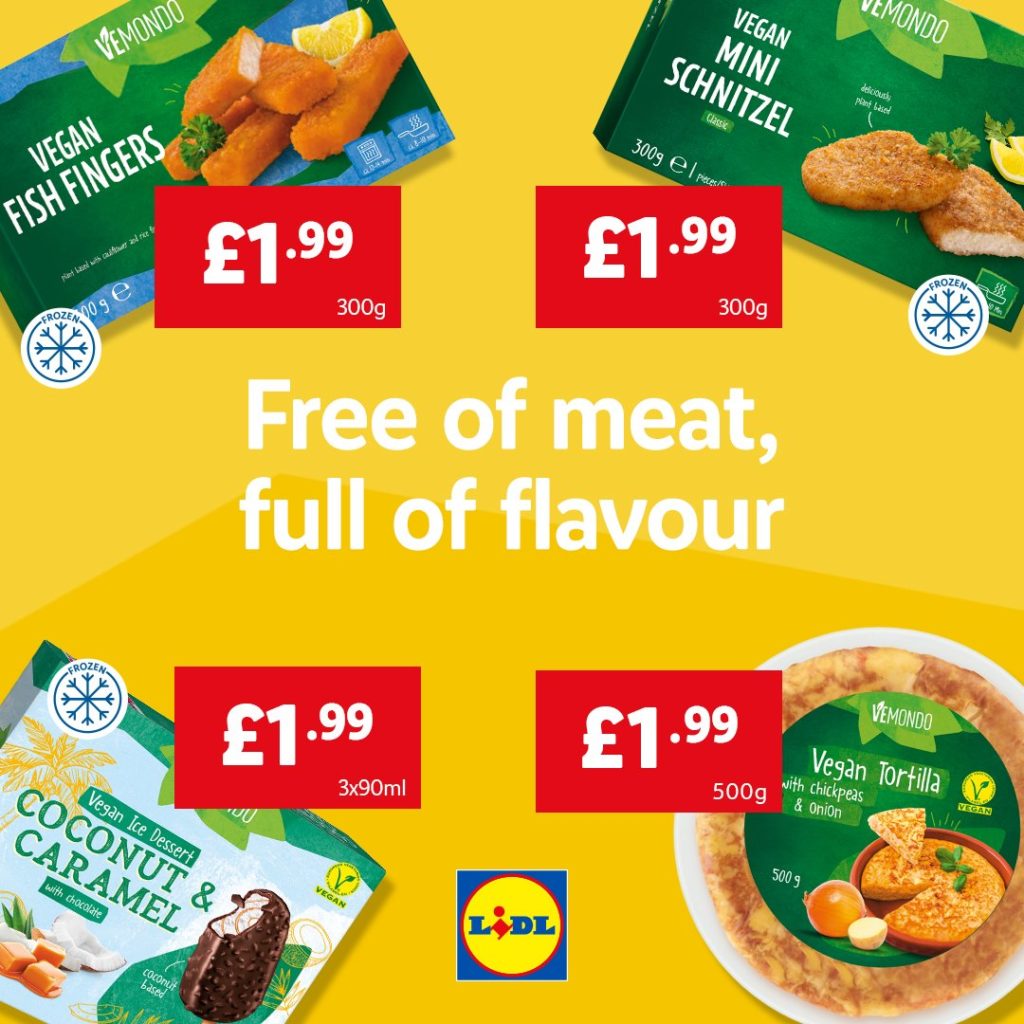 Lidl Expands Its BudgetFriendly Vegan Range Vemondo to UK and France