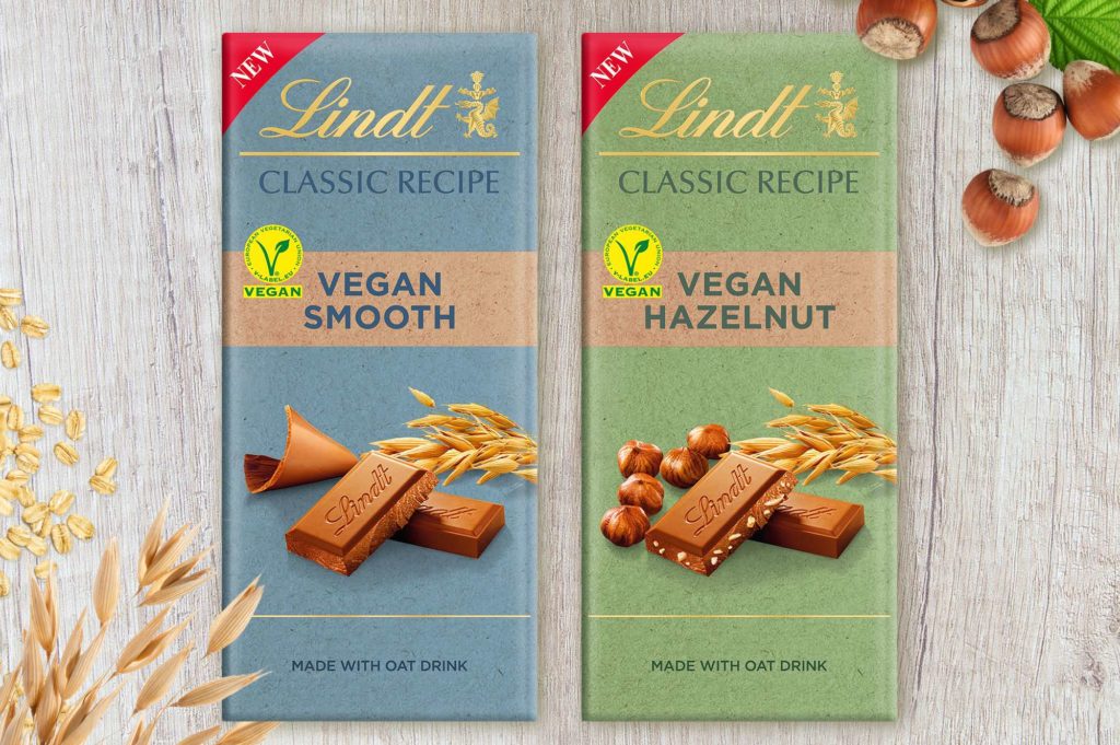 Lindt vegan chocolate varieties