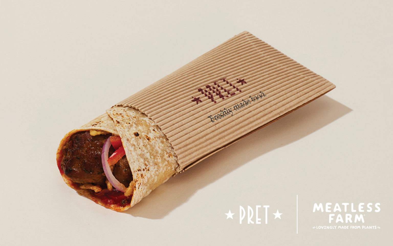 Pret A Manger Adds a Meatless Farm Meatball Wrap To All U.S. Locations