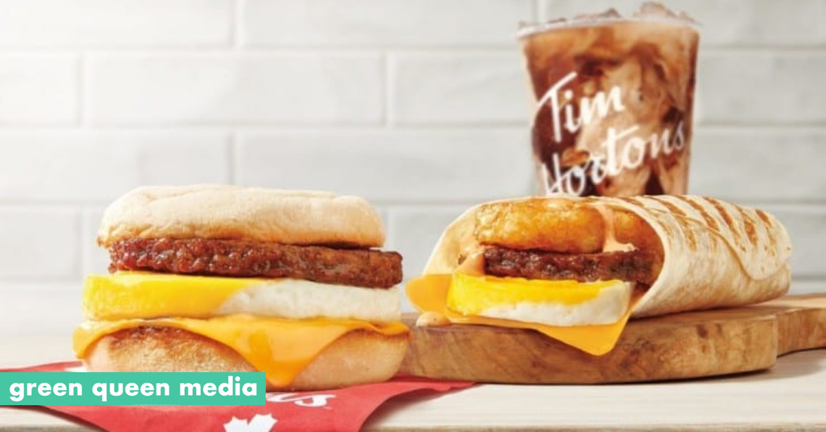 Tim Hortons Beyond Meat Breakfast Sandwiches Just Launched Nationwide  Across Canada 