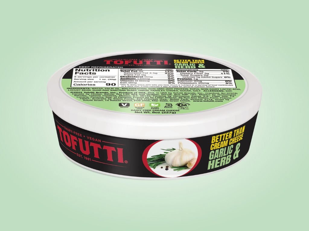 Tofutti's new packaging