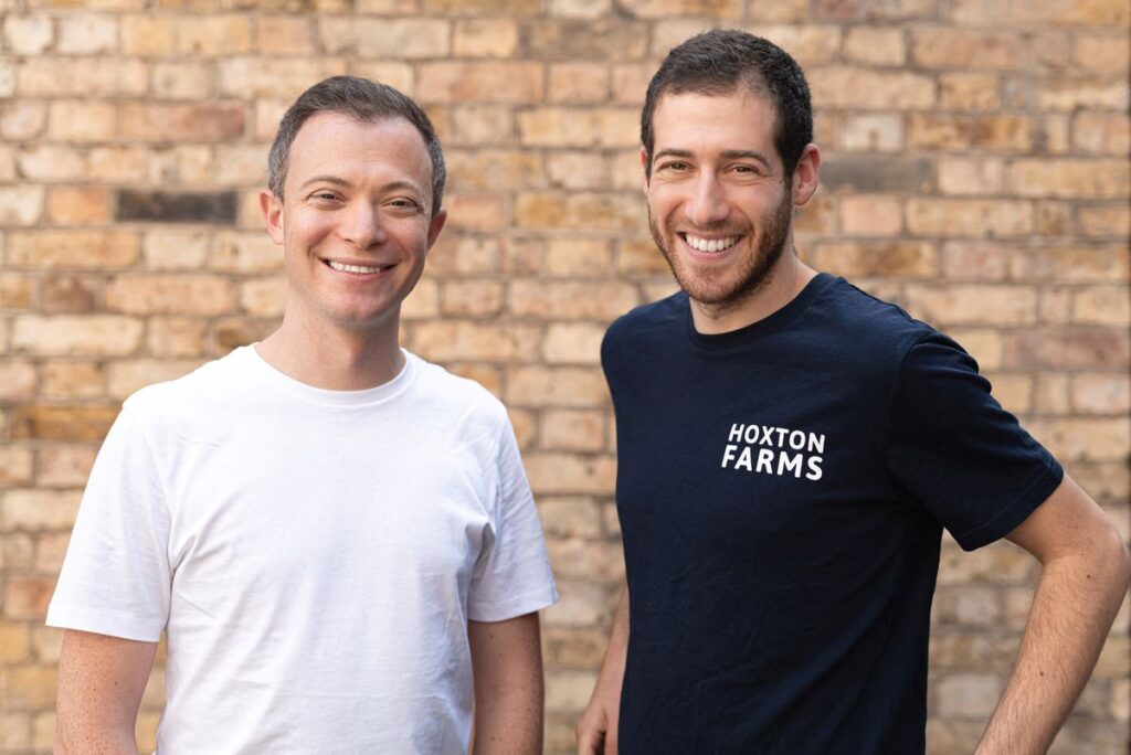 Hoxton Farms founders Max Jamilly (left) and Ed Steele (right)
