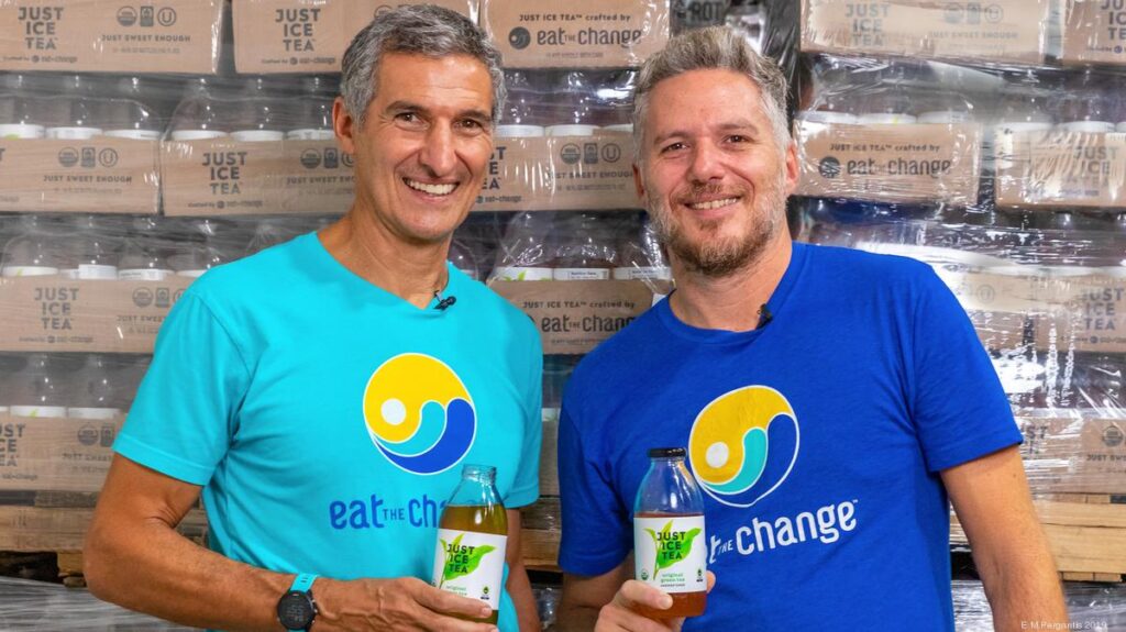 Just Ice Tea co-founders Seth Goldman and Spike Mendelsohn