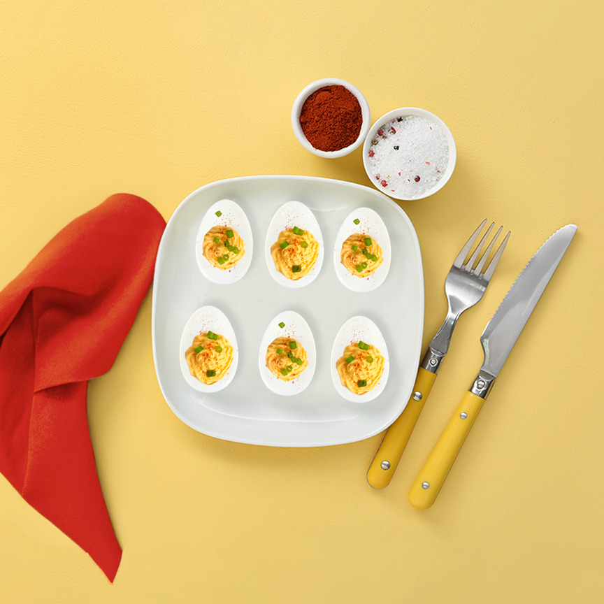 vegan deviled eggs