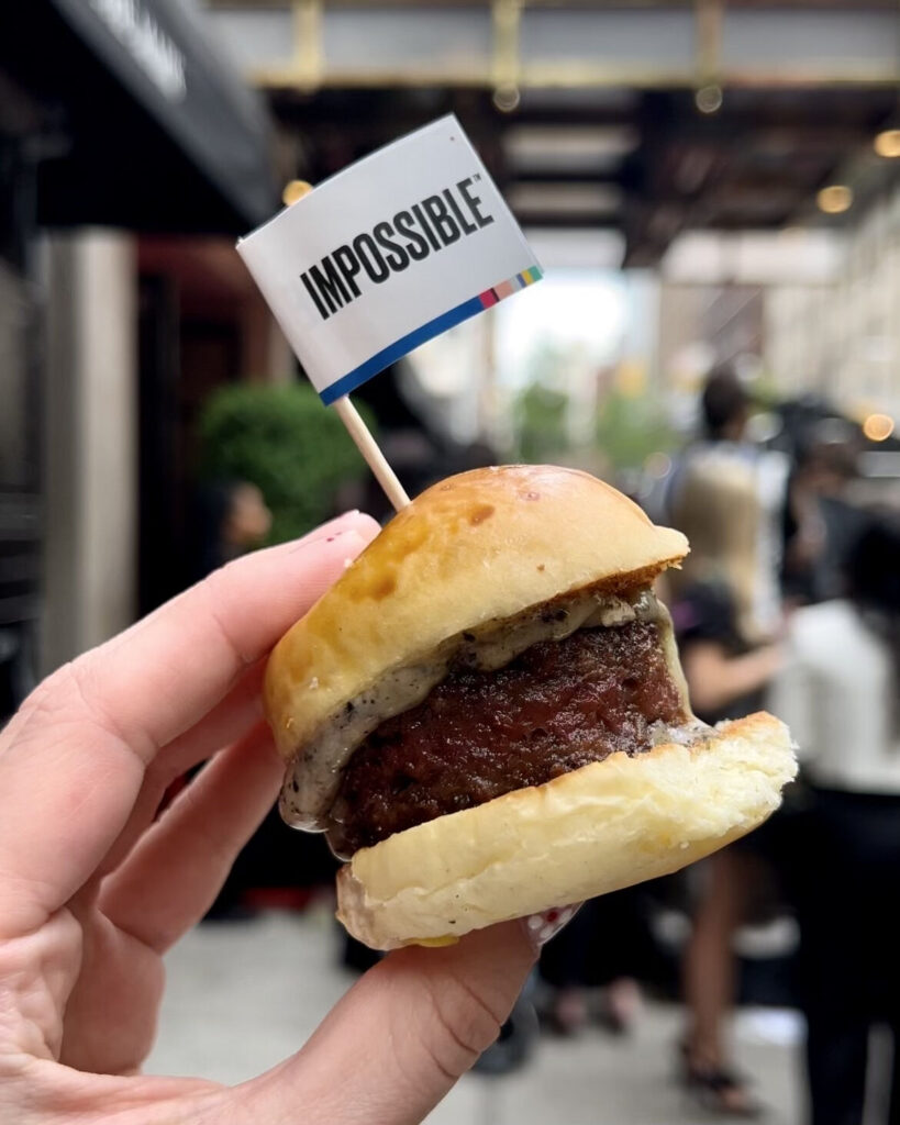 impossible indulgent burger