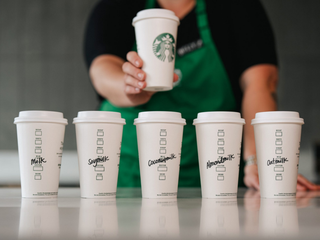 starbucks non dairy milk