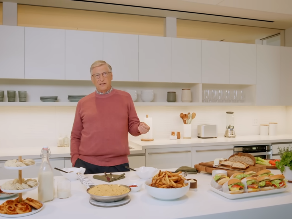 bill gates vegan