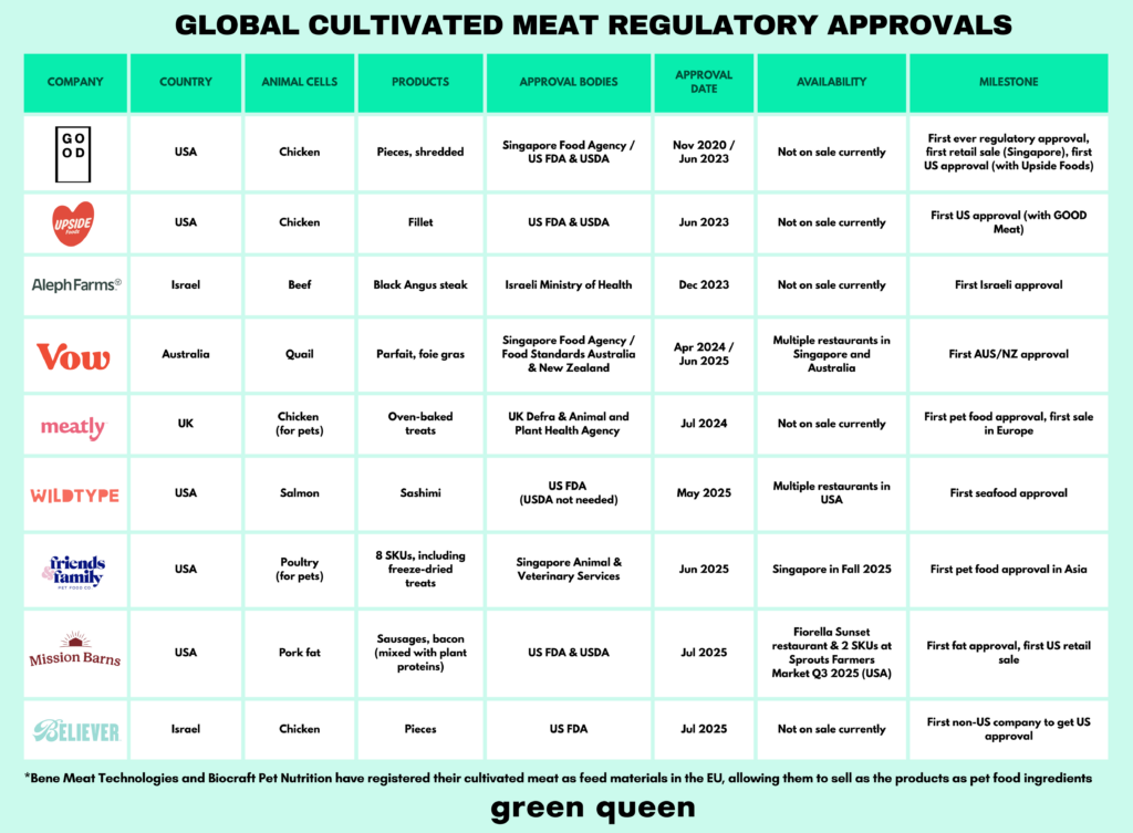 lab grown meat approved