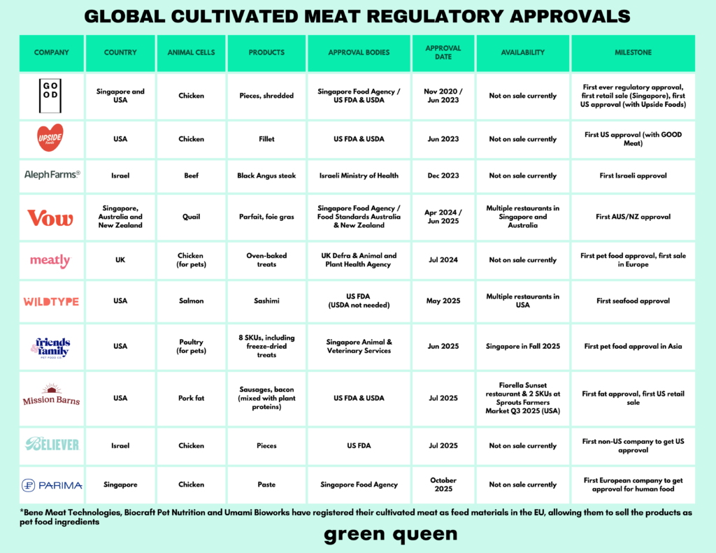 lab grown meat approved