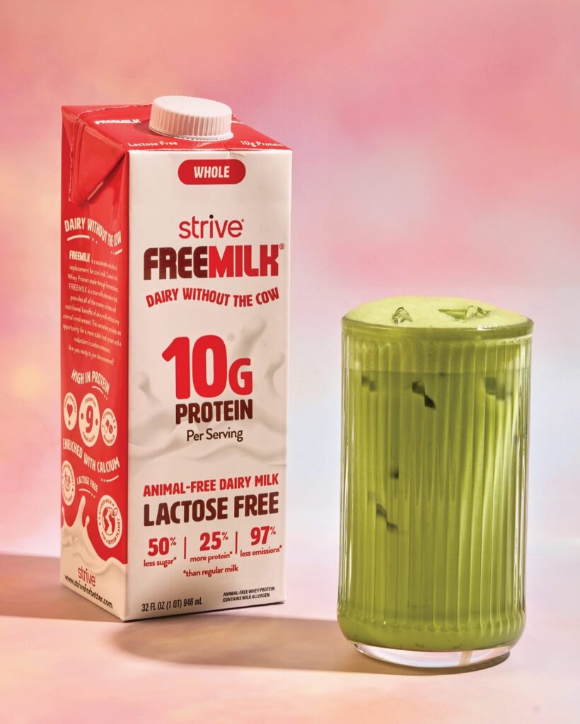 is strive free milk vegan