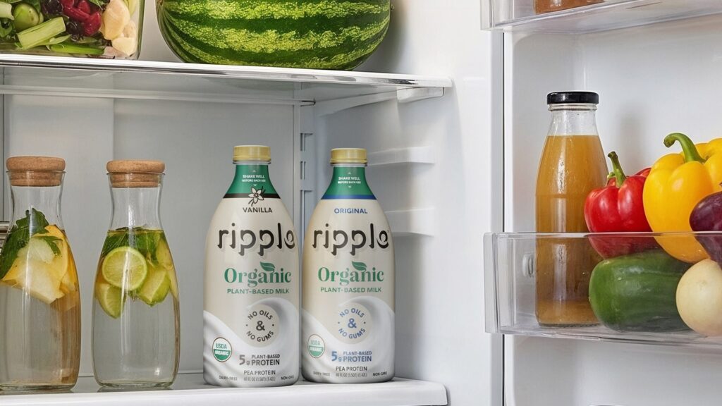 sữa hữu cơ gợn sóng