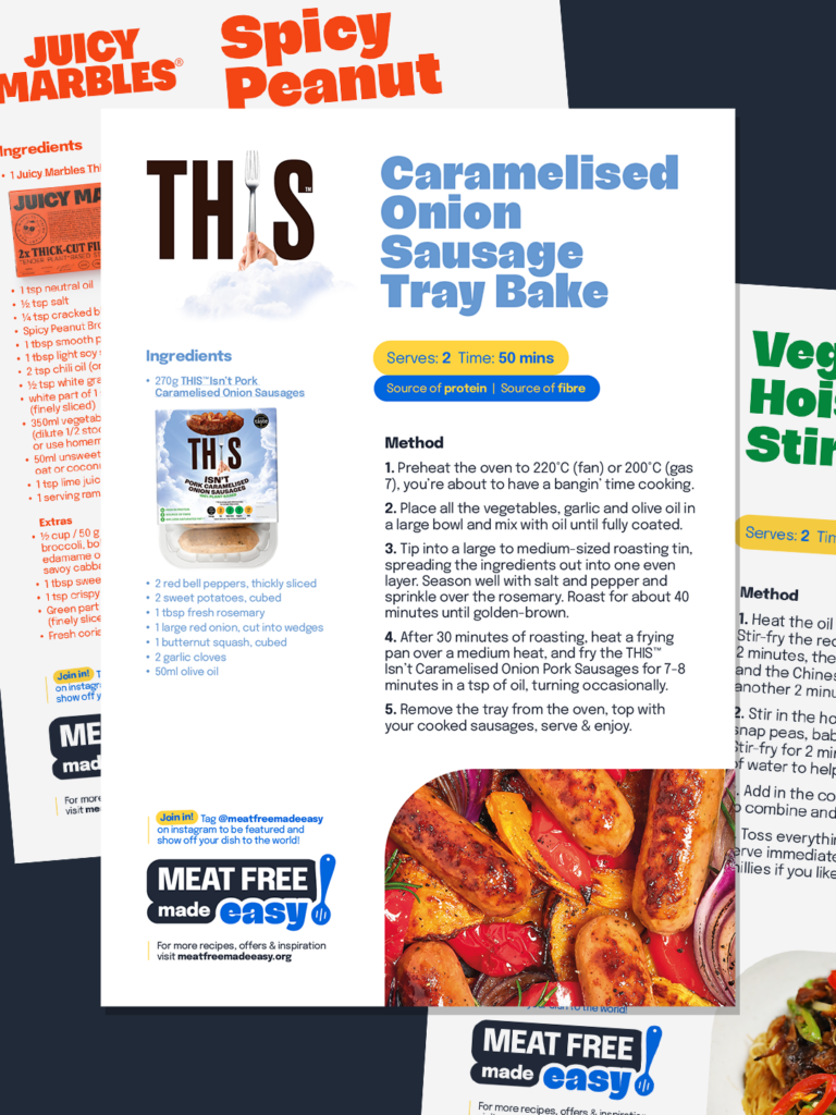 meat free made easy campaign