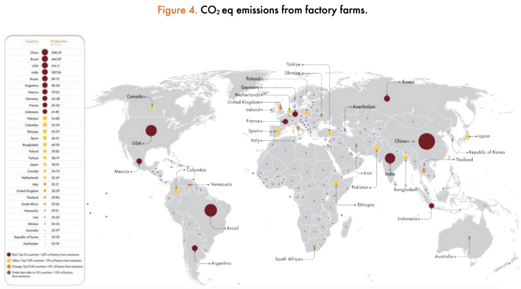 khí thải nông nghiệp của nhà máy