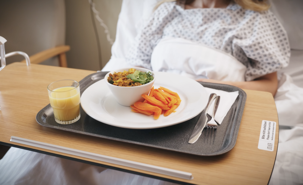 vegan hospital food