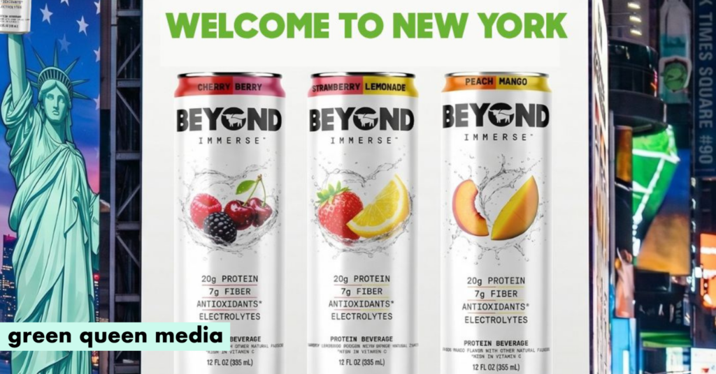 Beyond Meat Debuts Protein Drinks in NYC Retail with Big Geyser Partnership