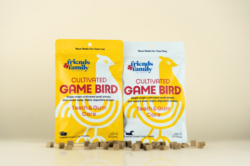 Friends & Family Pet Food Launches Cultivated Meat for Cats & Dogs in Singapore