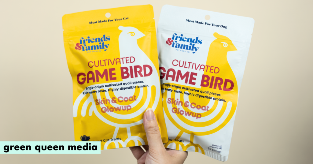Friends & Family Pet Food Launches Cultivated Meat for Cats & Dogs in Singapore