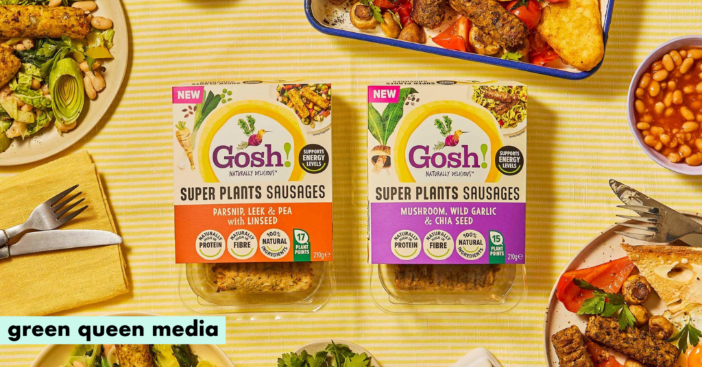 UK’s Gosh Doubles Down on ‘Plant Points’ Movement with Fibre-Packed Whole-Food Sausages