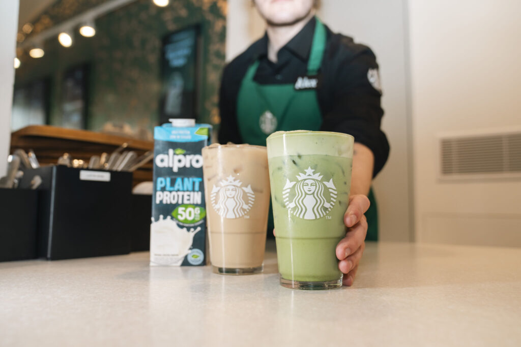 Starbucks Brings Protein Drinks to Europe, Including Lattes with Alpro Soy Milk