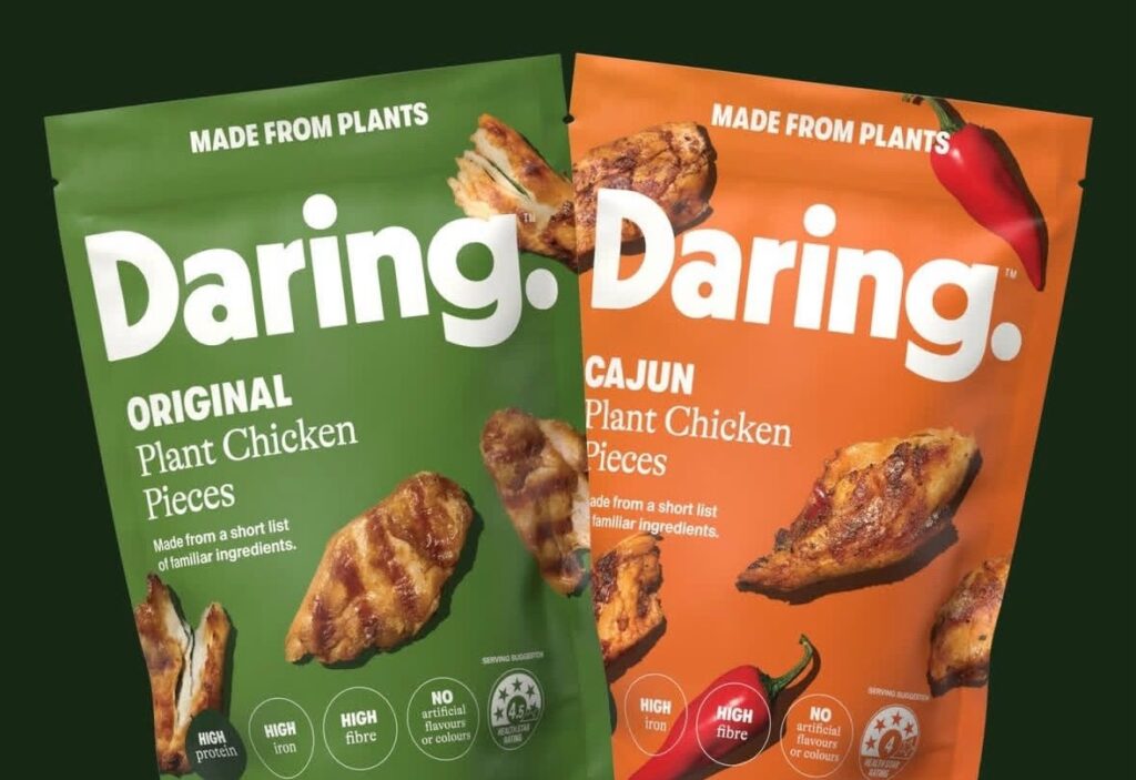 Daring Foods Brings Clean-Label Plant-Based Chicken to Australia After v2food Acquisition