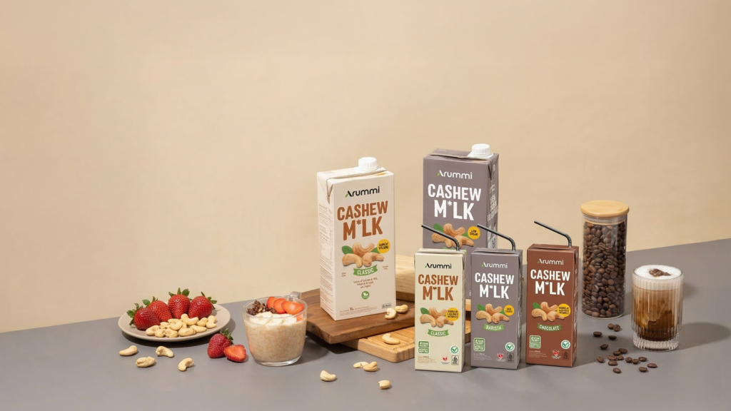 Arummi Foods Launches Indonesia’s First Cashew Milk Into 20,000+ Minimarkets - Green Queen
