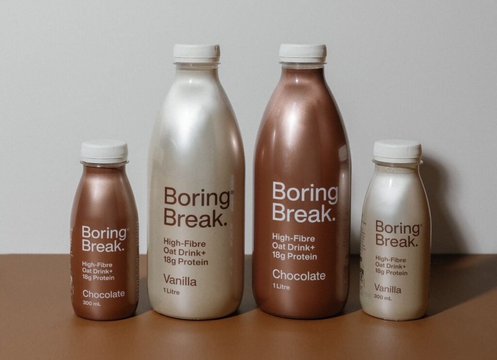 boring oat milk fibre