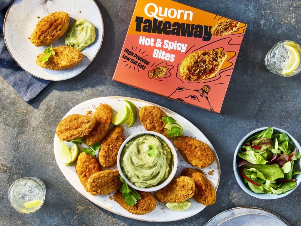 quorn hot and spicy bites