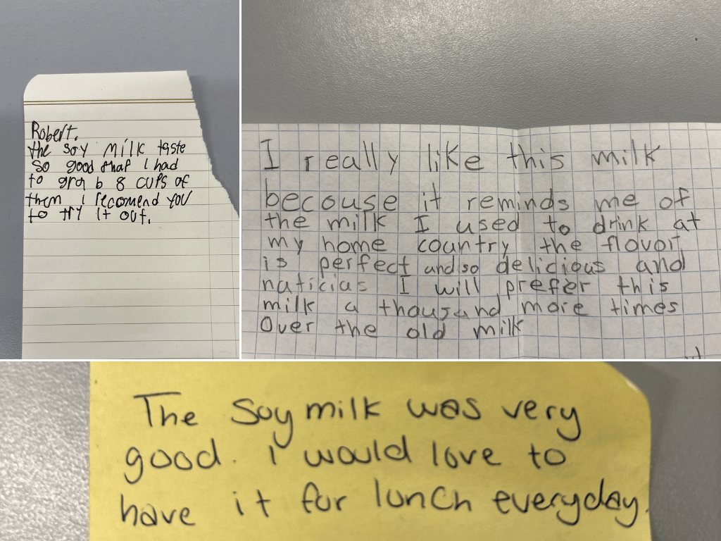nyc schools soy milk